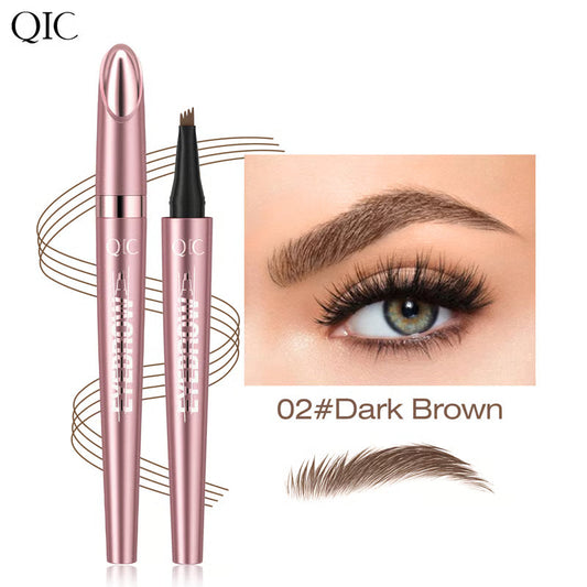 🔥BUY 1 GET 1 FREE --First special offer in 2026🔥Waterproof Micro-Fork Eyebrow Pencil, Long-Lasting Brow Pen for Natural Hair-Like Strokes