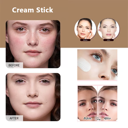 💥BUY 1 GET 1 FREE💥⏰💕🌟Cream Stick V White Korean Color-Changing Foundation Stick