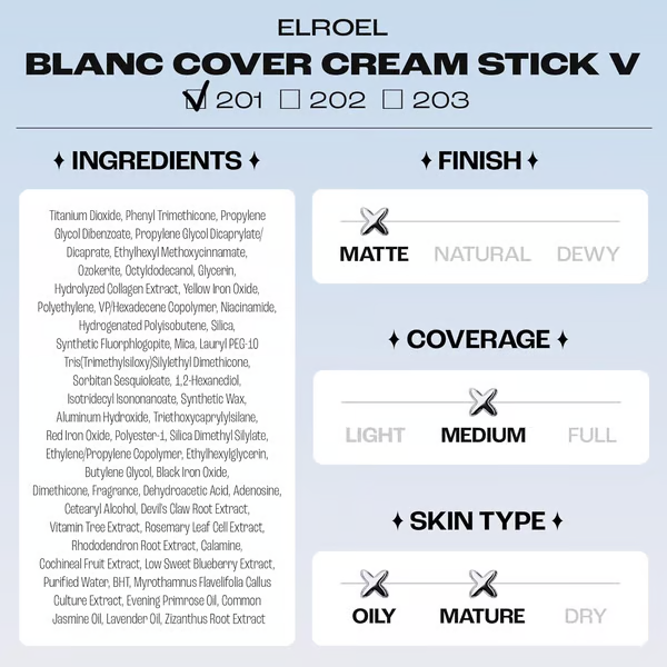 💥BUY 1 GET 1 FREE💥⏰💕🌟Cream Stick V White Korean Color-Changing Foundation Stick with Volufiline