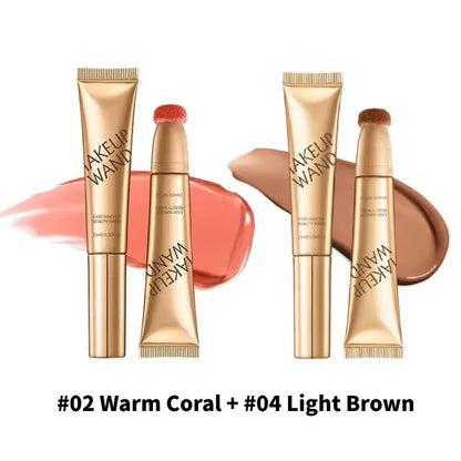 🎁LAST DAY  BUY 1 GET 1 FREE 💖Blush Wand & Contour Wand Duo